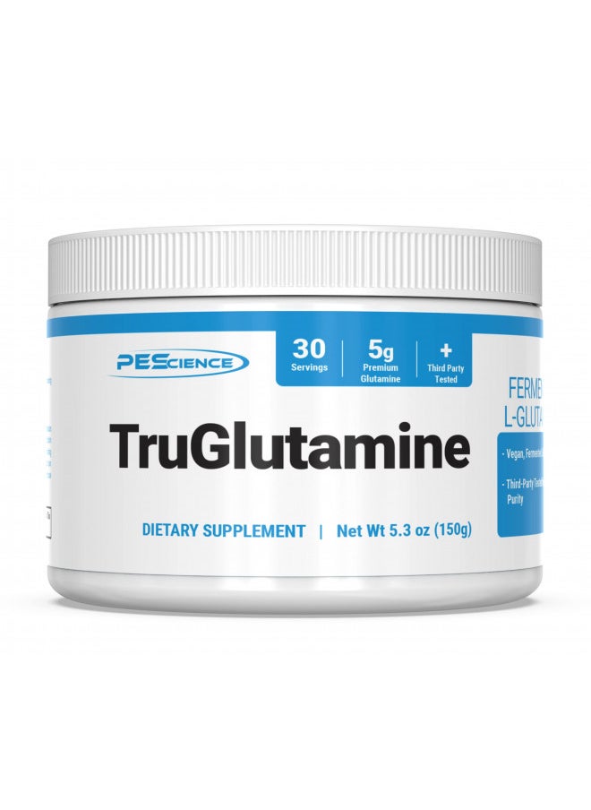 PEScience TruGlutamine Unflavored (Superior Glutamine Formula), 12.17 oz - 30 servings