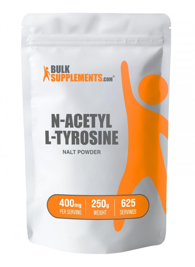 BulkSupplements.com N-Acetyl L-Tyrosine Powder - L Tyrosine Supplement - Tyrosine Powder - NALT N-Acetyl-L-Tyrosine - Energy & Focus Supplement - 400mg per Serving (250 Grams - 8.8 oz)