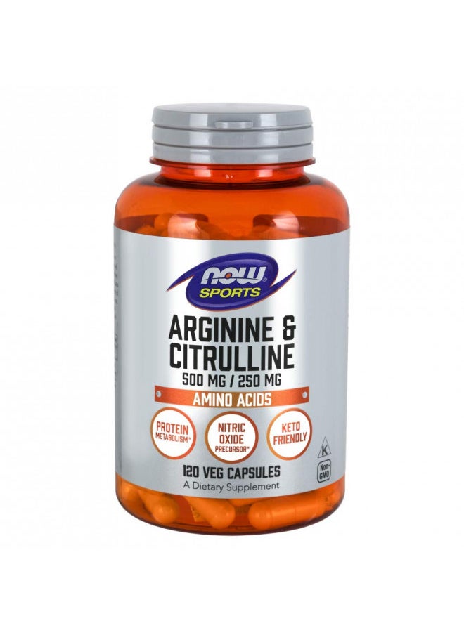 Now Foods Arginine & Citrulline Veg Capsules