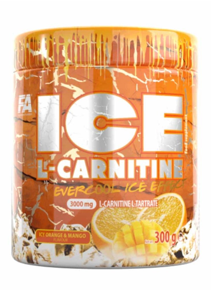 Ice L-Carnitine 300g Icy Orange & Mango flavour 75 Serving