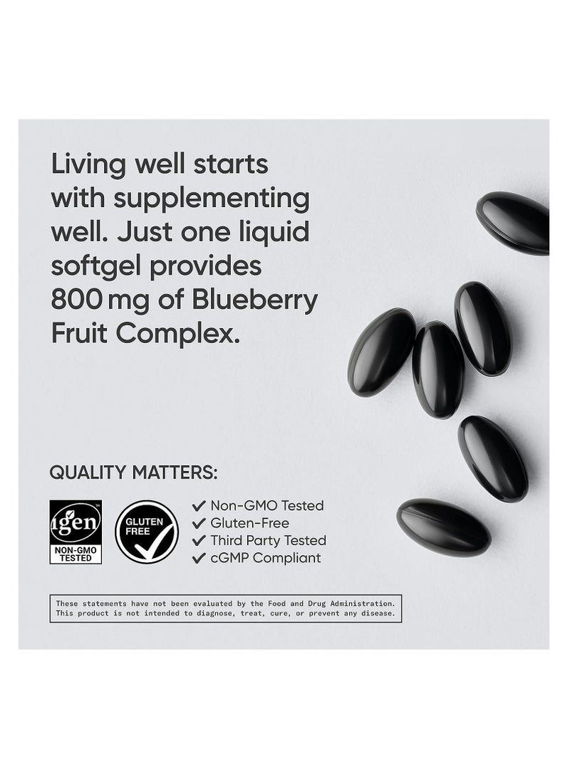 Sports Research Blueberry Concentrate Fruit Complex 800mg 60 softgels