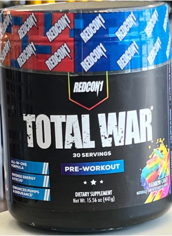 Total War Pre Workout Powder Rainbow Candy 441g