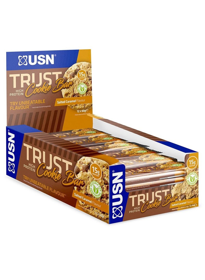 Trust Crunch Protein Bar Salted Caramel  60g Pack of 12