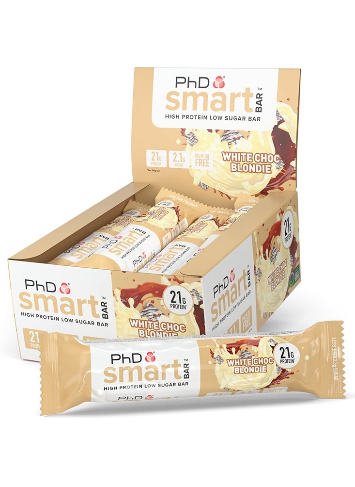 Smart Bar White Choc Blondie Pack Of 12 x 64g