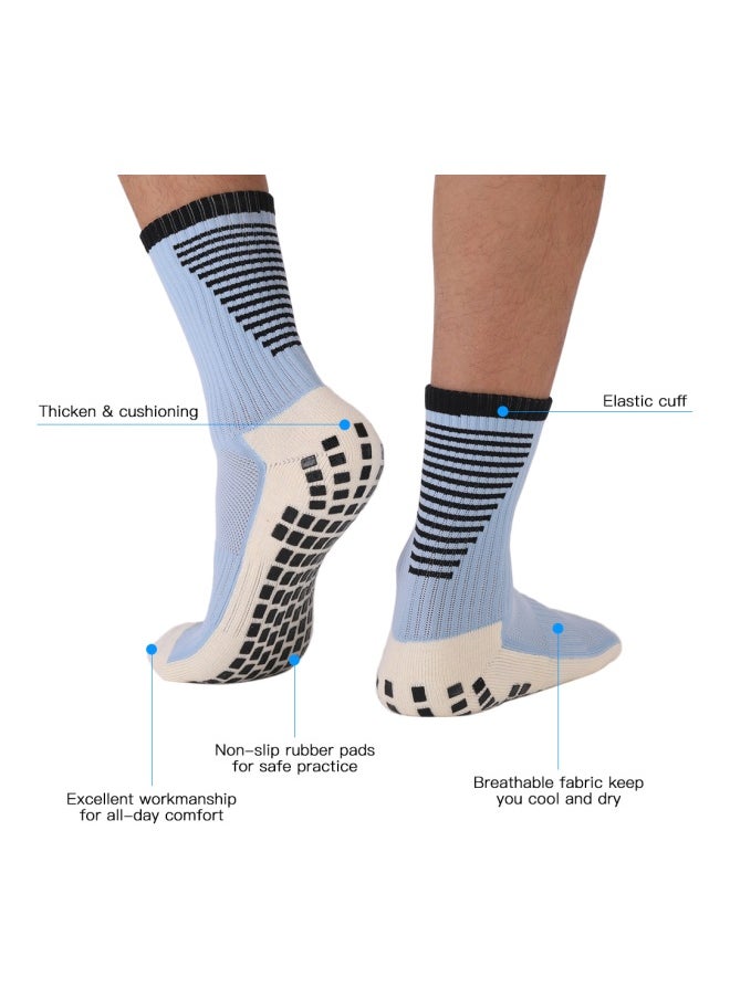 Pair Of 3 Anti Slip Soccer Socks 26x4x17cm