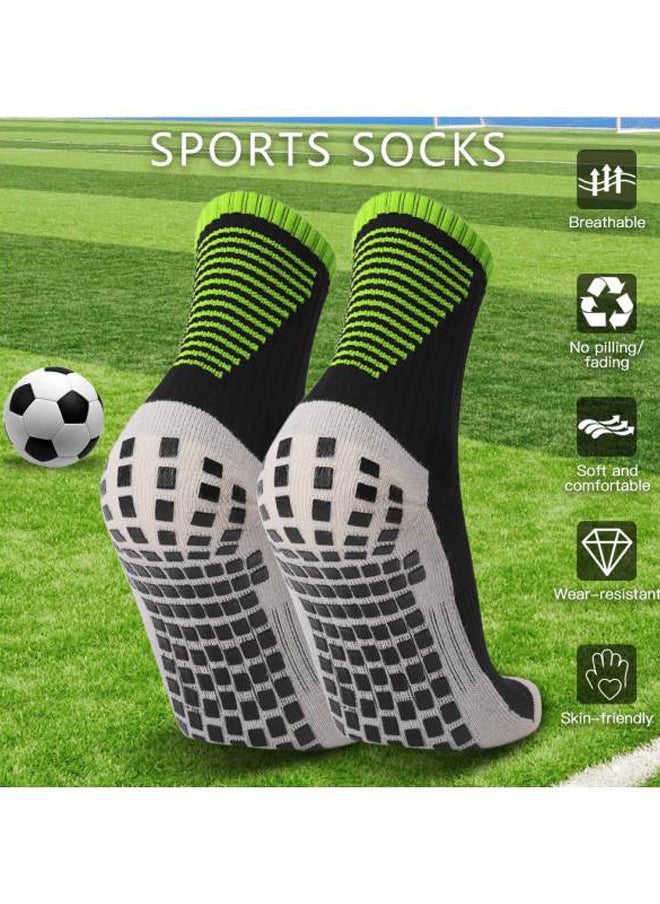 Pair Of 3 Anti Slip Soccer Socks 26x4x17cm