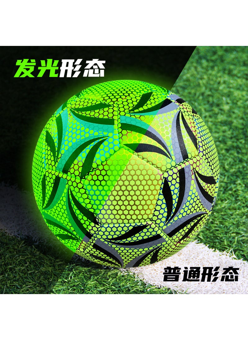 Triad Machine-Stitched PU Soccer Ball for Major Cups luminous fluorescence