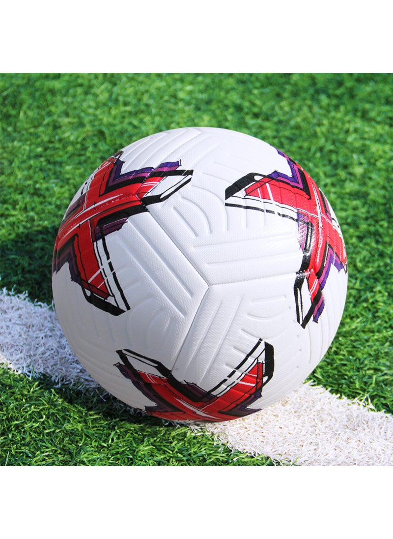 Triad Machine-Stitched PU Soccer Ball for Major Cups Red X