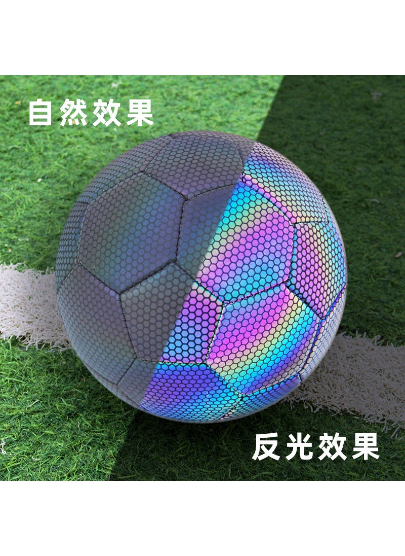 Triad Machine-Stitched PU Soccer Ball for Major Cups Laser Reflective