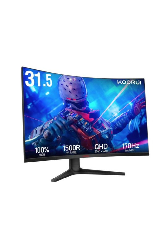 KOORUI 32E6QC Gaming Curved Monitor, 32