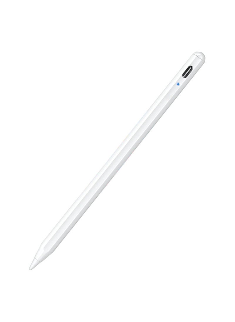 1 x 5 pcs Magnetic iPad Stylus for Apple Pencil Compatible Touch Pen Apple iPad dedicated a light white