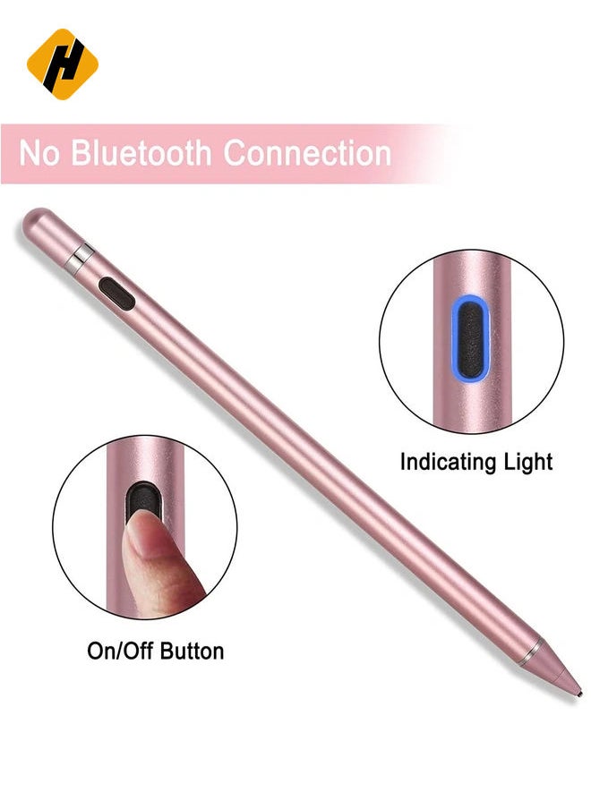 Active Stylus Pens for Touch Screens, Digital Stylish Pen Pencil Rechargeable Compatible with Most Capacitive Touch Screens