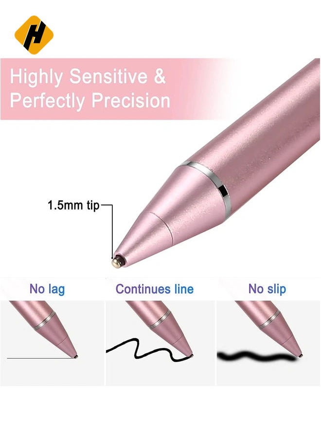 Active Stylus Pens for Touch Screens, Digital Stylish Pen Pencil Rechargeable Compatible with Most Capacitive Touch Screens