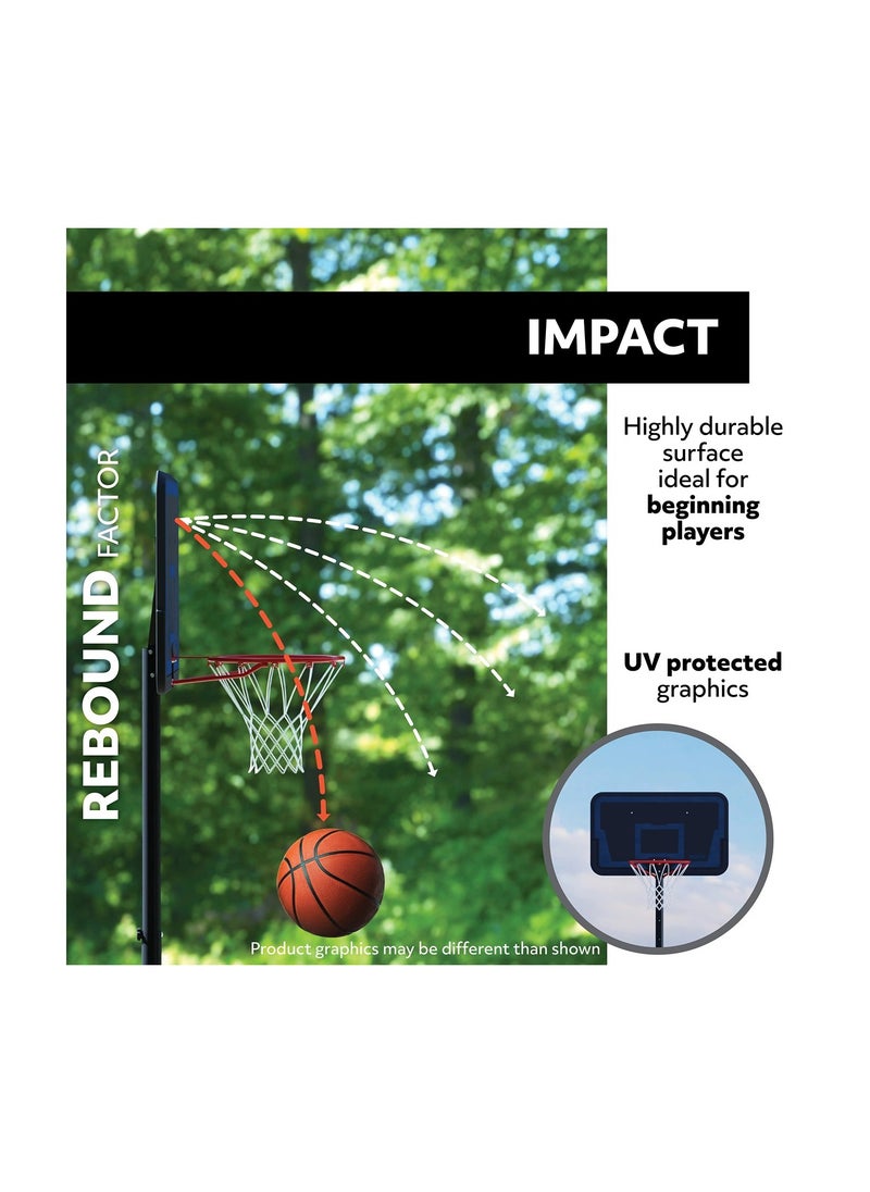 BASKETBALL, PRO COURT PORTABLE - TELESCOPING, CLASSIC