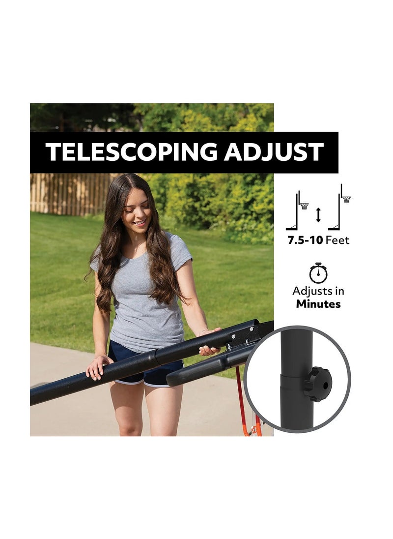 BASKETBALL, PRO COURT PORTABLE - TELESCOPING, CLASSIC