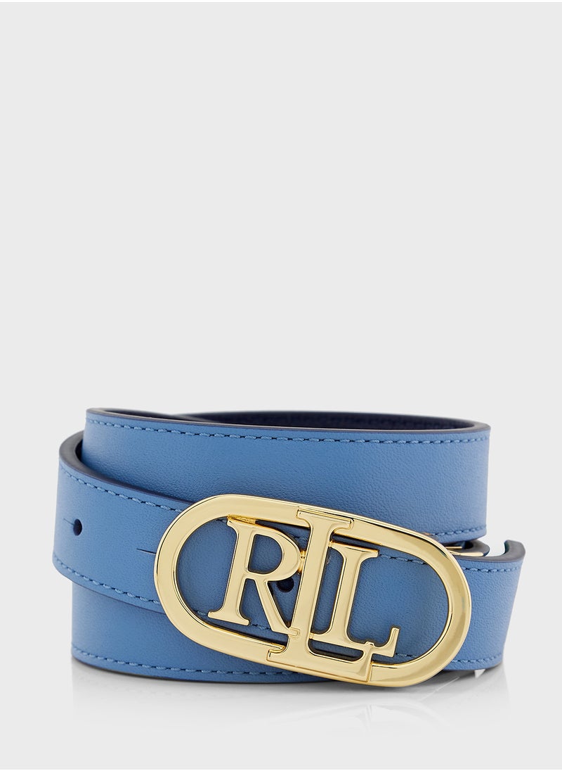 Oval Reversable 25 Skinny Belt