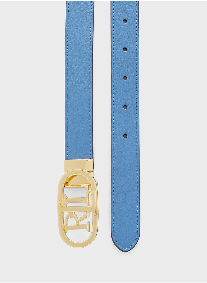 Oval Reversable 25 Skinny Belt