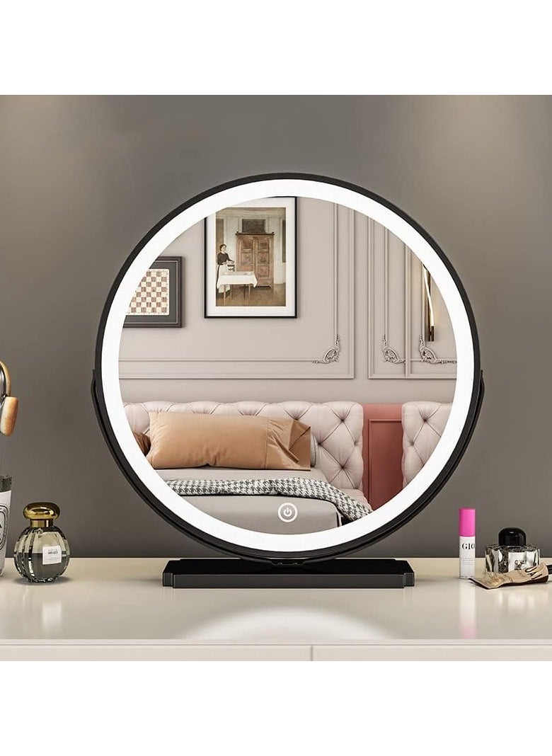 Vanity Makeup Mirror with Light 360°Rotation