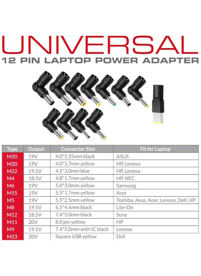 Universal Laptop Charger Adapter TR-LTAD38