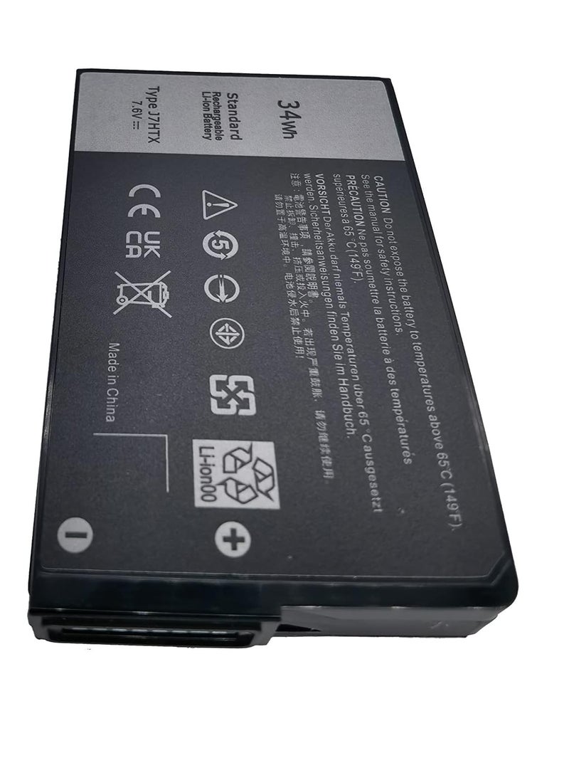 Replace J7HTX 7XNTR Battery for/Dell' Latitude 7202 7212 7220 Rugged Extreme Tablet Series 02JT7D 2JT7D FH8RW VW5Y4 J82G5 451-BBOR 451-BCCO