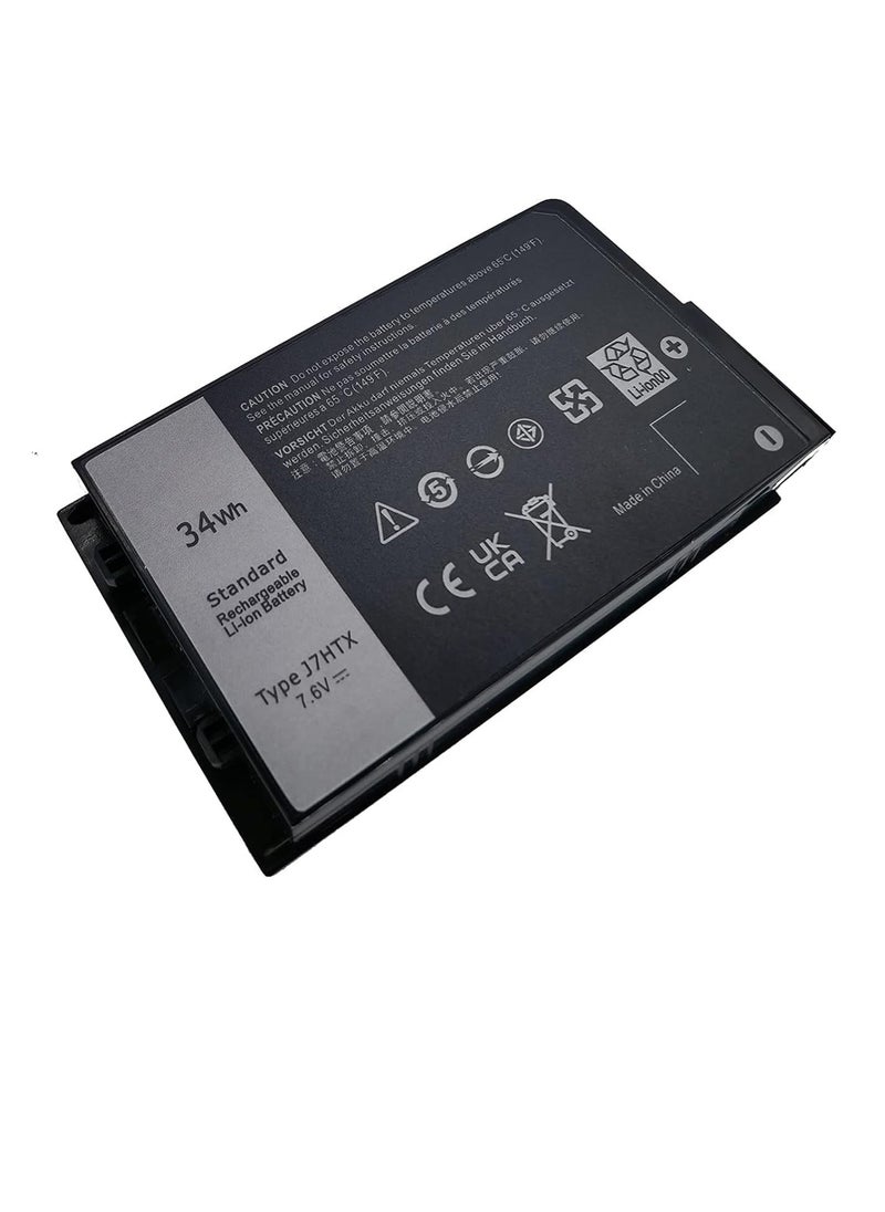 Replace J7HTX 7XNTR Battery for/Dell' Latitude 7202 7212 7220 Rugged Extreme Tablet Series 02JT7D 2JT7D FH8RW VW5Y4 J82G5 451-BBOR 451-BCCO