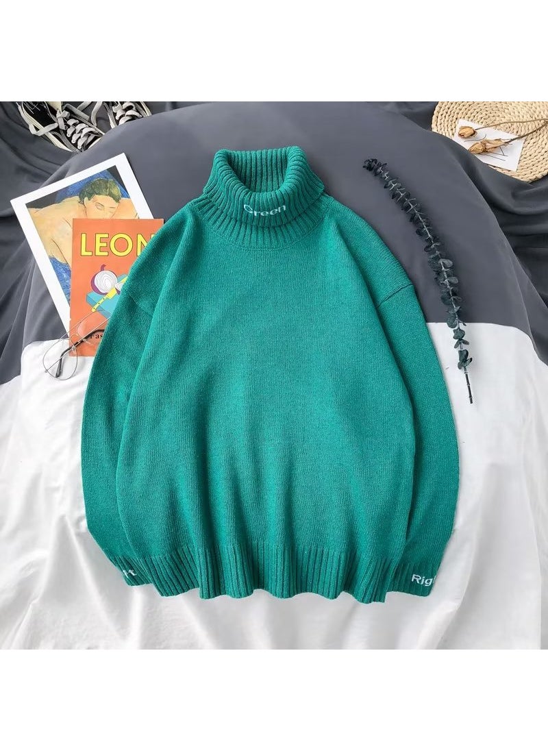 1 x 5 pcs Mens Autumn Winter New Casual Sweater Green