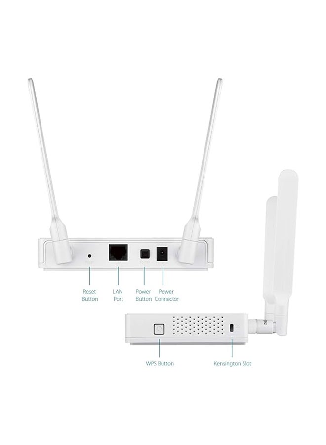 Systems Wireless AC1200 Simultaneous Wave 2 Dual Band, 1 x Gigabit Ethernet LAN, MU-MIMO Technology, Flexible Deployment Options, Range Extender/Access Point | DAP-1665 White