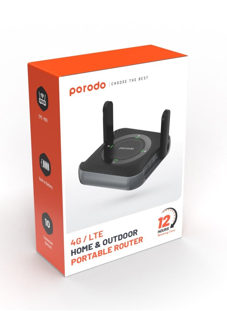 Porodo 4G / LTE Home & Outdoor Portable Router