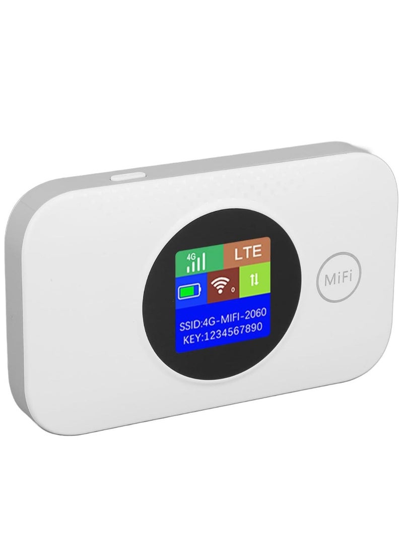 4G/4G+ LTE Mobile WiFi Router - High-Speed Portable Wireless Hotspot for Travel, Home, Remote Work - Unlocked Wireless Router with Long Battery Life and Multi-Device Connectivity