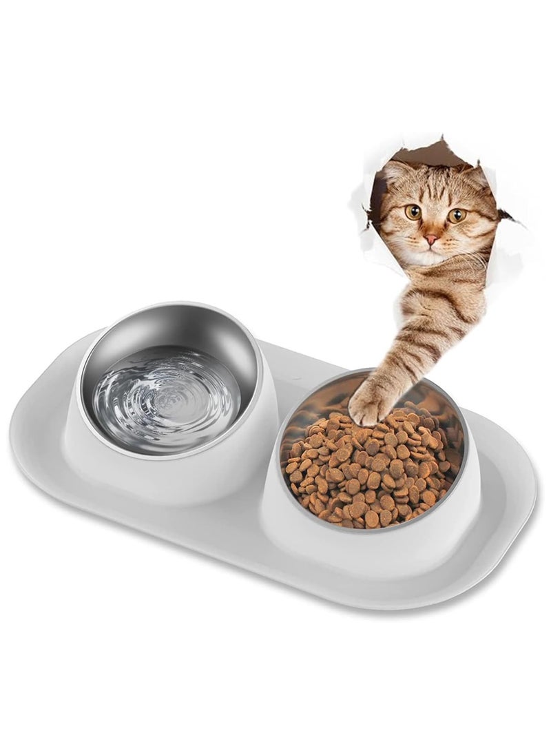 Cat Food Water Bowl