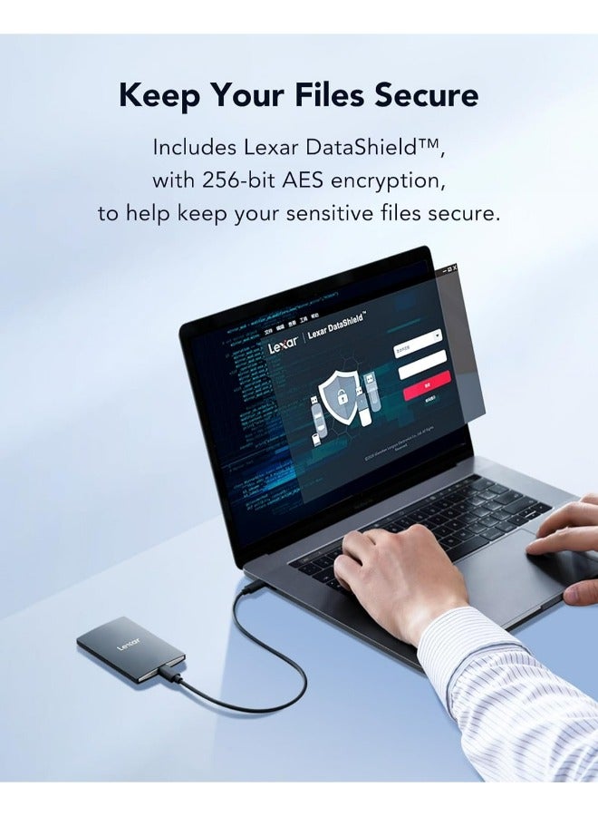 External Portable, USB3.2 Gen2*2,  Upto 2000MB/s Read, Upto 1800MB/s Write | SSD 2 TB