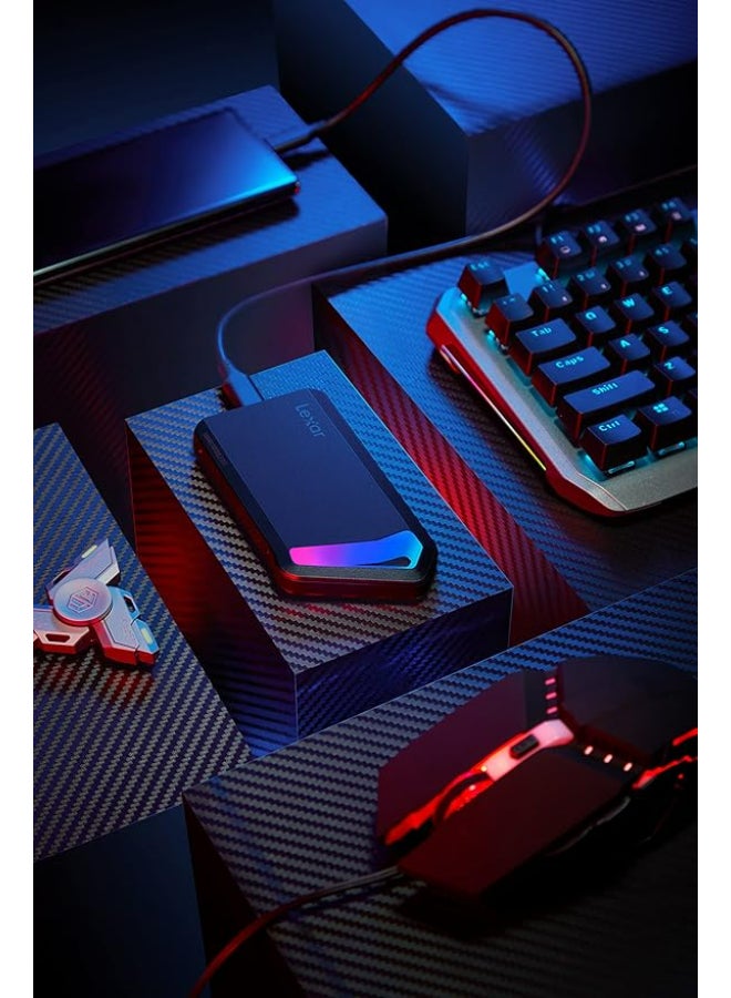 External Portable SSD 1TB SL600, USB3.2 Gen2*2 Upto 2100MB/s Read & 1900MB/s Write 1 TB
