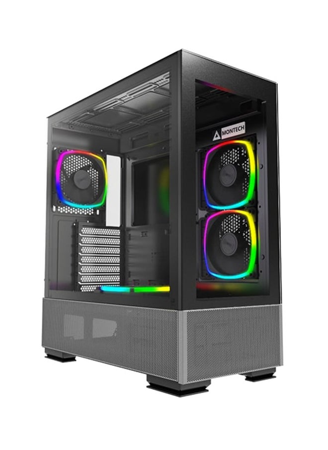 RDY Sky Two Black AMD 002 Gaming PC / Ryzen 5 7600X / RTX 4060 / 32GB DDR5 RAM / 1TB Gen4 SSD / 550W / Air Tower Cooler / Windows 11 Pro / 2 Years Warranty