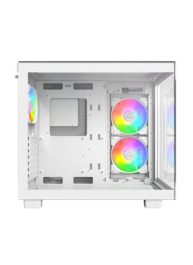 RDY King 65 Pro White Gaming PC - AMD Ryzen 5 7600X, RTX 3050, 32GB DDR5 RAM, 1TB Gen4 SSD, Liquid Cooling, Windows 11 Pro, 2-Year Warranty