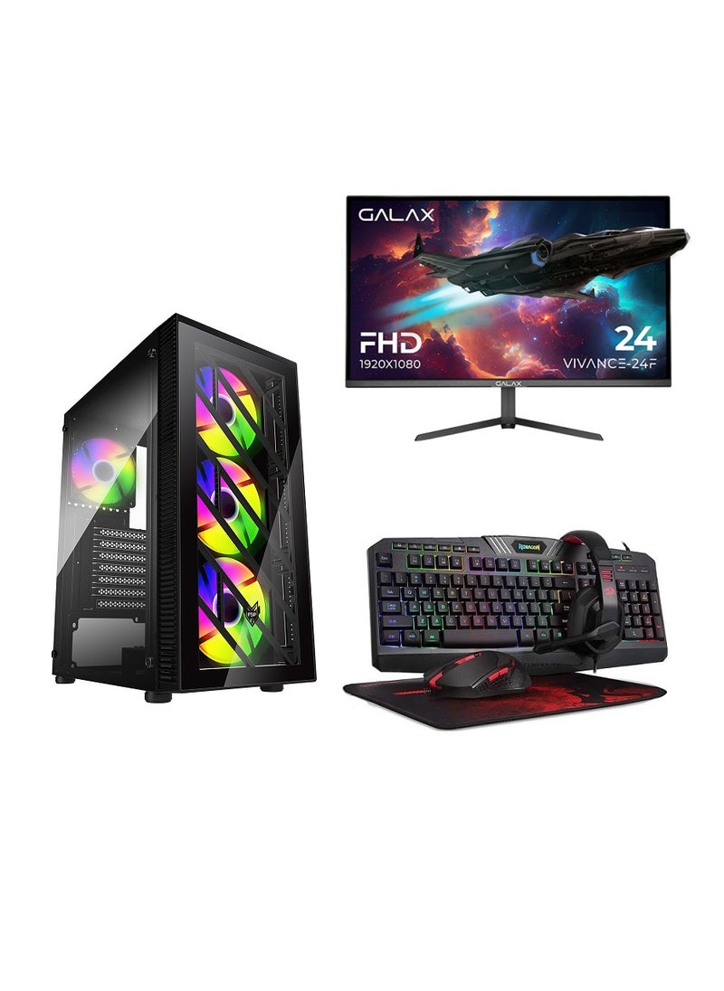 CP BUDGET GAMING/WORKSTATION BUNDLE SET DESKTOP COMPUTER: CORE 12TH GEN PROCESSOR | RTX 3050 8GB | 16GB RAM | 512GB SSD +2TB HDD | Windows 11