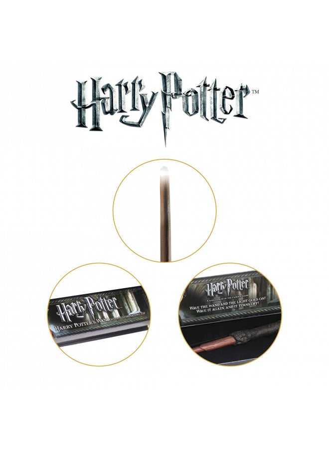 The Noble Collection NN1910 Harry Potter Illuminating Wand, 14-Inch