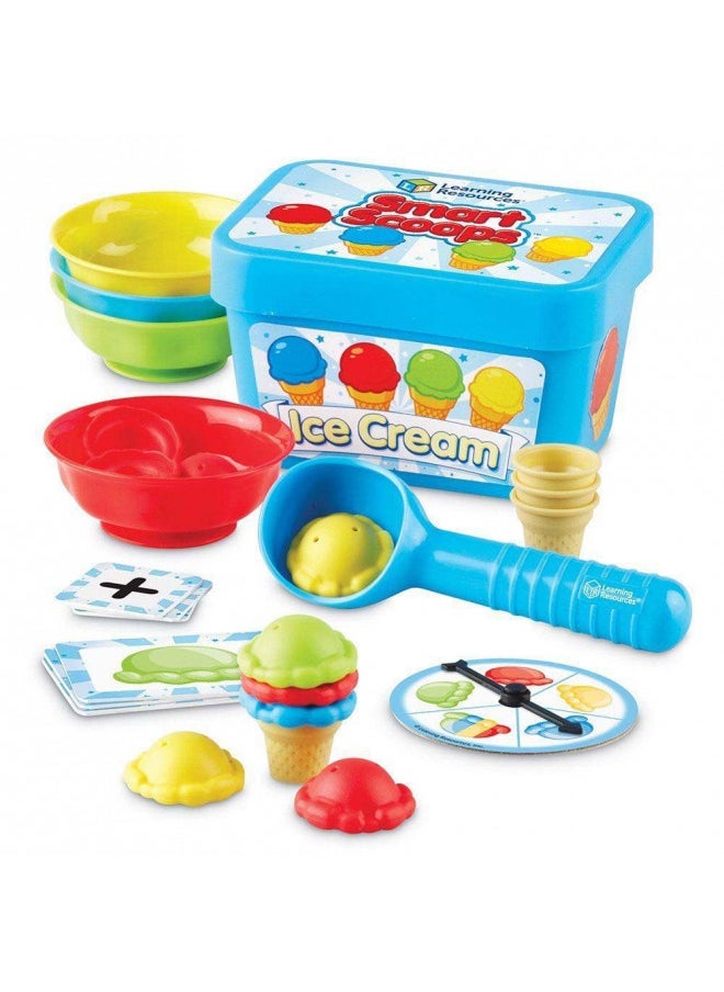 Learning Resources Smart Scoops Math Activity Set, Stacking and Sorting Toys, Develops Early Math Skills, 55 Pieces, Ages 3+