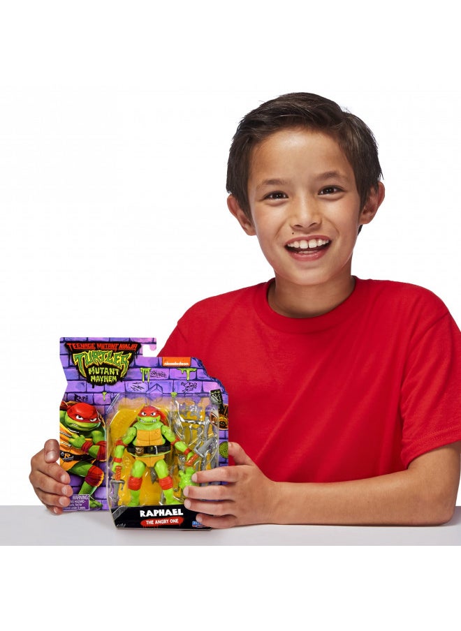 Teenage Mutant Ninja Turtles: Mutant Mayhem 4.6 Raphael Basic Action Figure by Playmates Toys