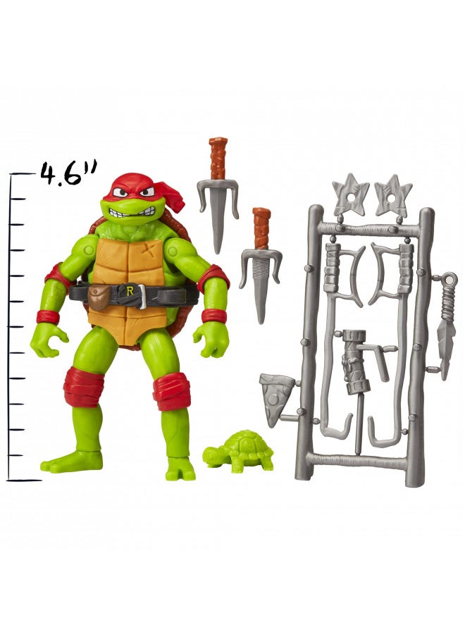 Teenage Mutant Ninja Turtles: Mutant Mayhem 4.6 Raphael Basic Action Figure by Playmates Toys