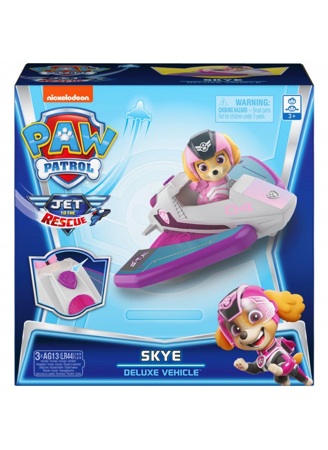 Paw Patrol, Jet to The Rescue Skye Deluxe Transforming Vehicle with Lights and Sounds, Amazon Exclusive