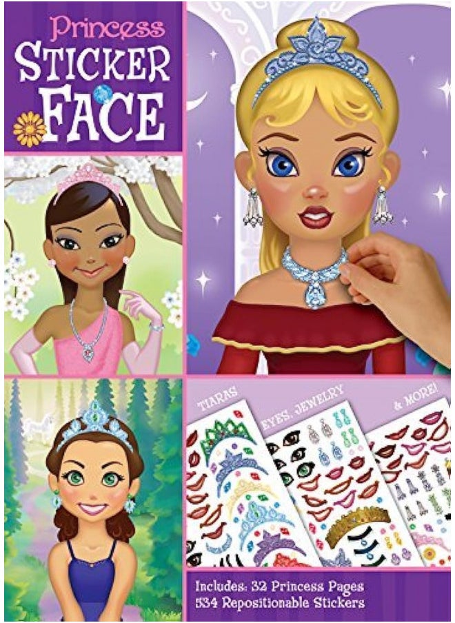 Bendon Create-A-Face Sticker Pad (Princess)