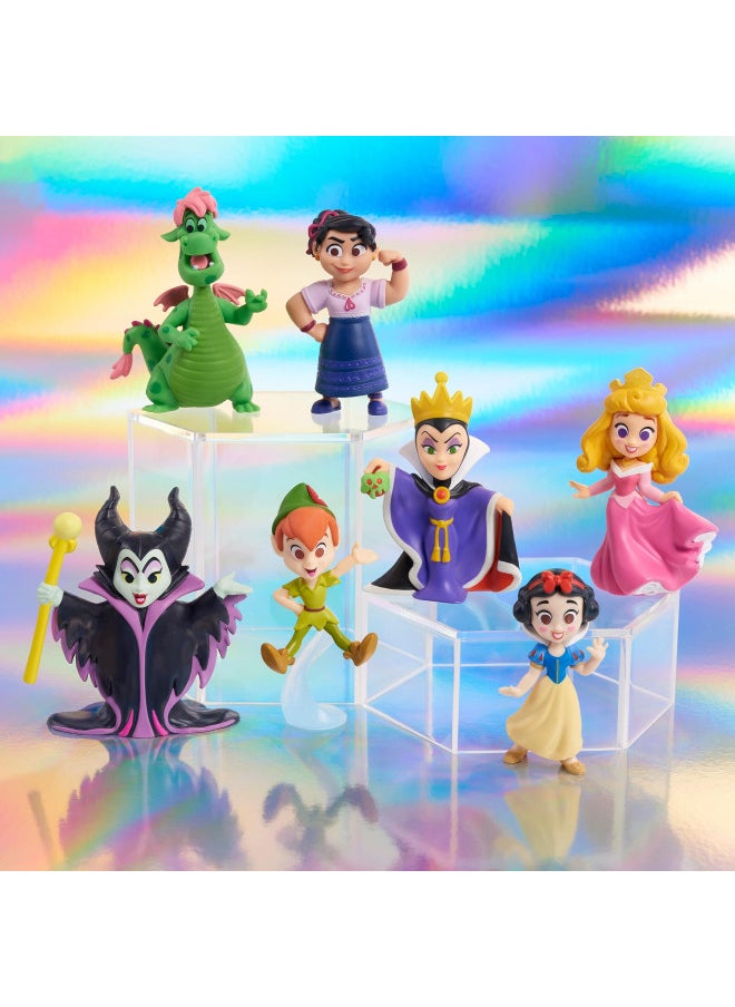 Disney100 Years of Enchantment Celebration Collection Limited Edition 7-piece Figure Pack, Officially Licensed Kids Toys for Ages 3 Up by Just Play