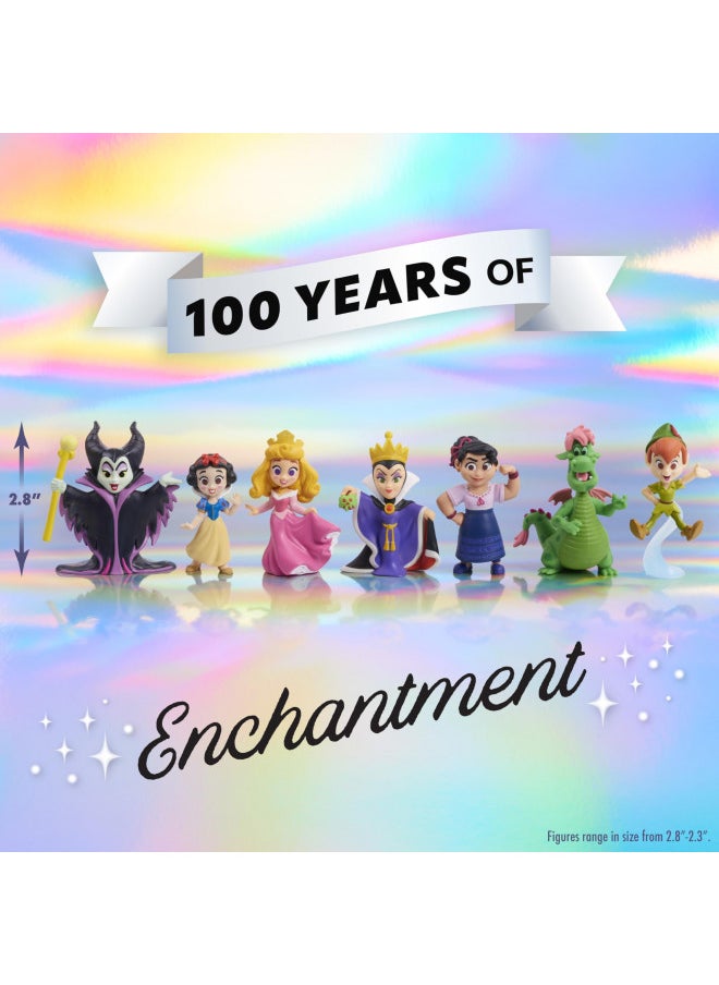 Disney100 Years of Enchantment Celebration Collection Limited Edition 7-piece Figure Pack, Officially Licensed Kids Toys for Ages 3 Up by Just Play