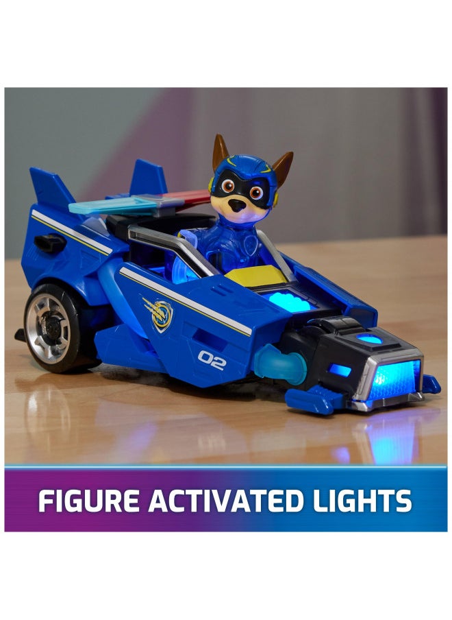 Paw Patrol: The Mighty Movie, Toy Car with Chase Mighty Pups Action Figure, Lights and Sounds, Kids Toys for Boys & Girls 3+