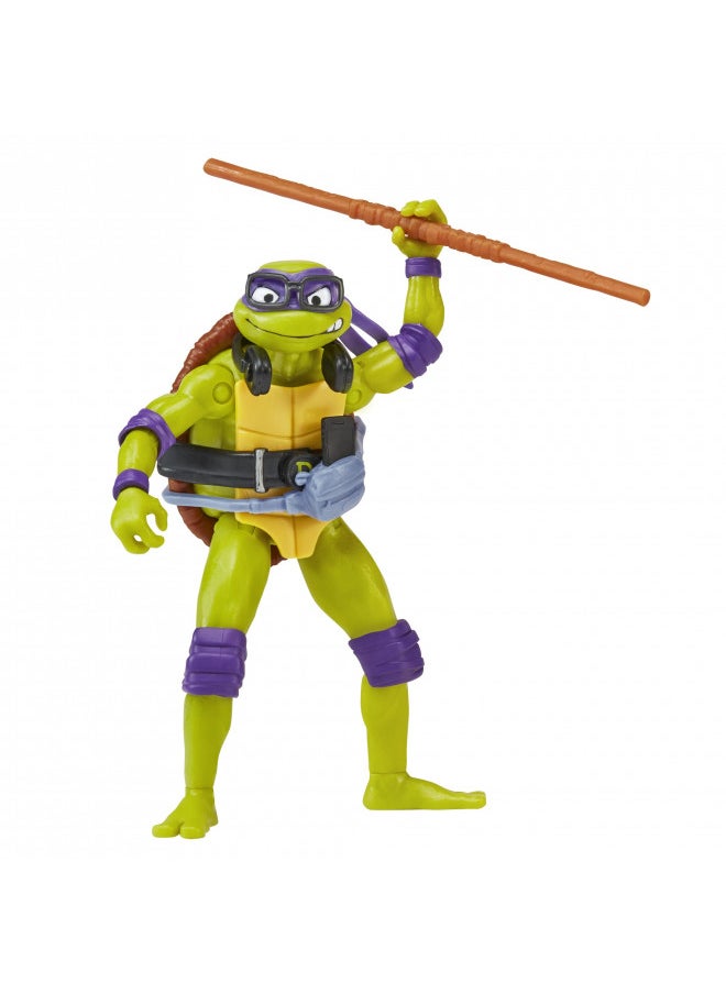 Teenage Mutant Ninja Turtles: Mutant Mayhem 4.5 Donatello Basic Action Figure by Playmates Toys