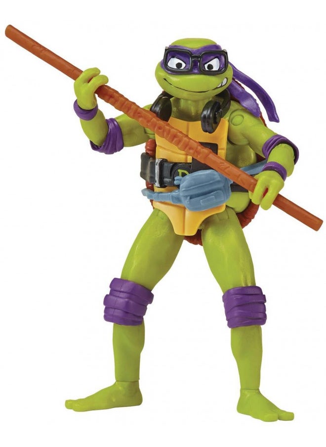 Teenage Mutant Ninja Turtles: Mutant Mayhem 4.5 Donatello Basic Action Figure by Playmates Toys