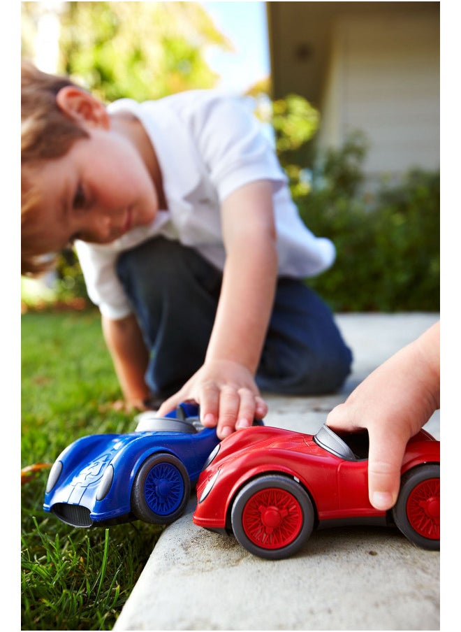 Green Toys Race Car, Pink - Pretend Play, Motor Skills, Kids Toy Vehicle. No BPA, phthalates, PVC. Dishwasher Safe, Recycled Plastic, Made in USA.