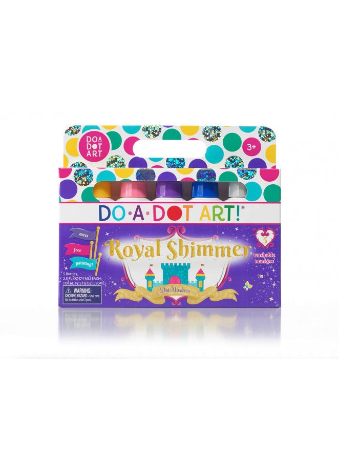 Do A Dot Art! Markers 5-Pack Shimmer Washable Paint Markers, The Original Dot