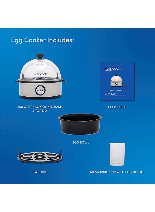 Nutricook Rapid Egg Cooker 360.0 W NC-EC360 Bronze