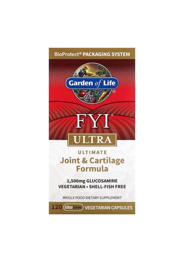 FYI Ultra Ultimate Joint  Cartilage Formula 120 UltraZorbe Vegetarian Capsules